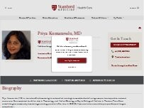 Website Screenshot Priya Kumaravelu, MD