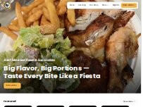 Website Screenshot Chicken Lisa's and Your Mexican Favorites