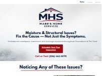 Website Screenshot Mabe's Home Services LLC