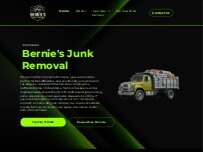 Website Screenshot Bernie's Junk Removal