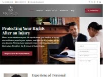 Website Screenshot Pinkhas Law Injury Attorney