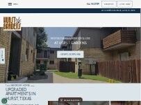 Website Screenshot Hurst Gardens