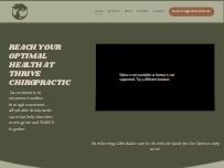 Website Screenshot Thrive Chiropractic || Dr. Ry Yorgason