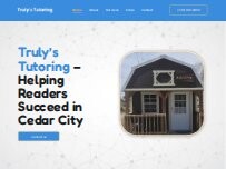 Website Screenshot Truly's Tutoring