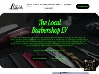 Website Screenshot The Local Barbershop LV