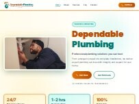 Website Screenshot Dependable Plumbing Salem