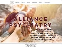 Website Screenshot Alliance Psychiatry LLC