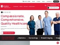 Website Screenshot MANA Administrative Office