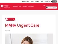 Website Screenshot MANA Urgent Care College