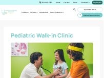 Website Screenshot Northwest Arkansas Pediatrics Fayetteville Walk-In Clinic