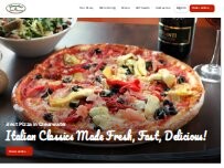 Website Screenshot Granadino's Italian Restaurant