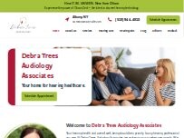 Website Screenshot Debra Trees Audiology Associates