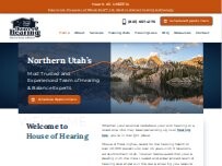 Website Screenshot House of Hearing