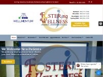 Website Screenshot Fostering Wellness