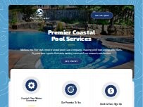 Website Screenshot Premier Coastal Pool Services
