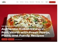Website Screenshot Milano's Ristorante