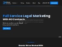 Website Screenshot Peak Marketing