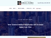 Website Law Offices of Jorge L. Flores, P.A.