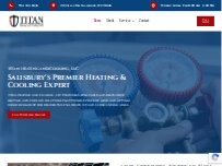 Website Screenshot Titan Heating and Cooling