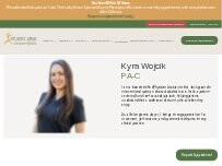 Website Screenshot Kyra Wojcik, PA-C