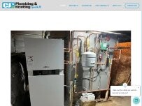 Website Screenshot CJ's Plumbing & Heating Specialists, LLC