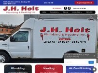 Website Screenshot JH Holt Plumbing & Heating Inc