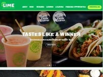 Website Screenshot Lime Fresh Mexican Grill