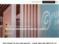 Website Screenshot Fuller Smiles - Ximeno Ave