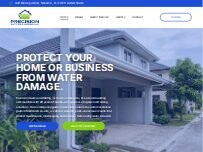 Website Screenshot Precision Gutter and Siding, LLC