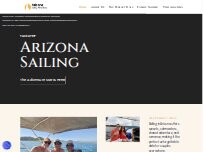 Website Screenshot Arizona Sailing Adventures