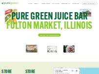 Website Pure Green - Juice Bar Fulton Market