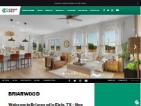 Website Screenshot Chesmar Homes at Briarwood