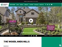 Website Screenshot Chesmar Homes Chateaus in The Woodlands Hills 40's