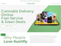 Website Kushfly Weed Delivery