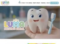 Website Screenshot Luma Pediatric Dental