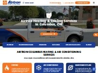 Website Screenshot Airtron Heating & Air Conditioning