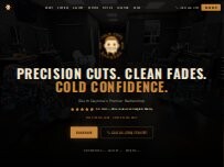 Website Screenshot Cold Cuts Barbershop