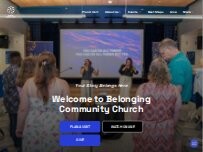 Website Screenshot Belonging Community Church, Urbana