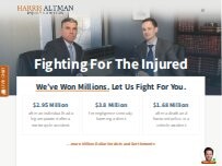 Website Screenshot Harris Altman, P.C.