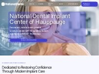 Website Screenshot National Dental Implant Center of Hauppauge