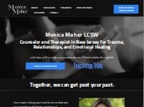 Website Screenshot Monica Maher LCSW