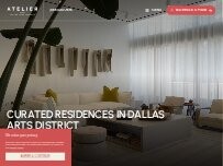 Website Screenshot Atelier Dallas Arts District