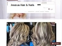 Website Screenshot Jessica's Hair & Nails