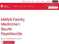 Website Screenshot MANA Family Medicine South