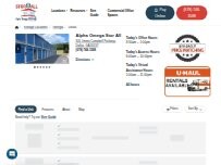 Website Screenshot Alpha Omega Stor-All
