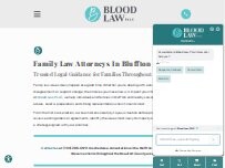Website Screenshot Blood Law, PLLC