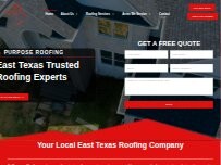 Website Screenshot Purpose Roofing and Construction LLC