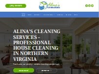 Website Screenshot Alina's Cleaning Services
