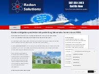 Website Screenshot Radon Solutions