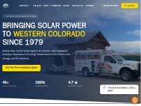 Website Screenshot Atlasta Solar Center